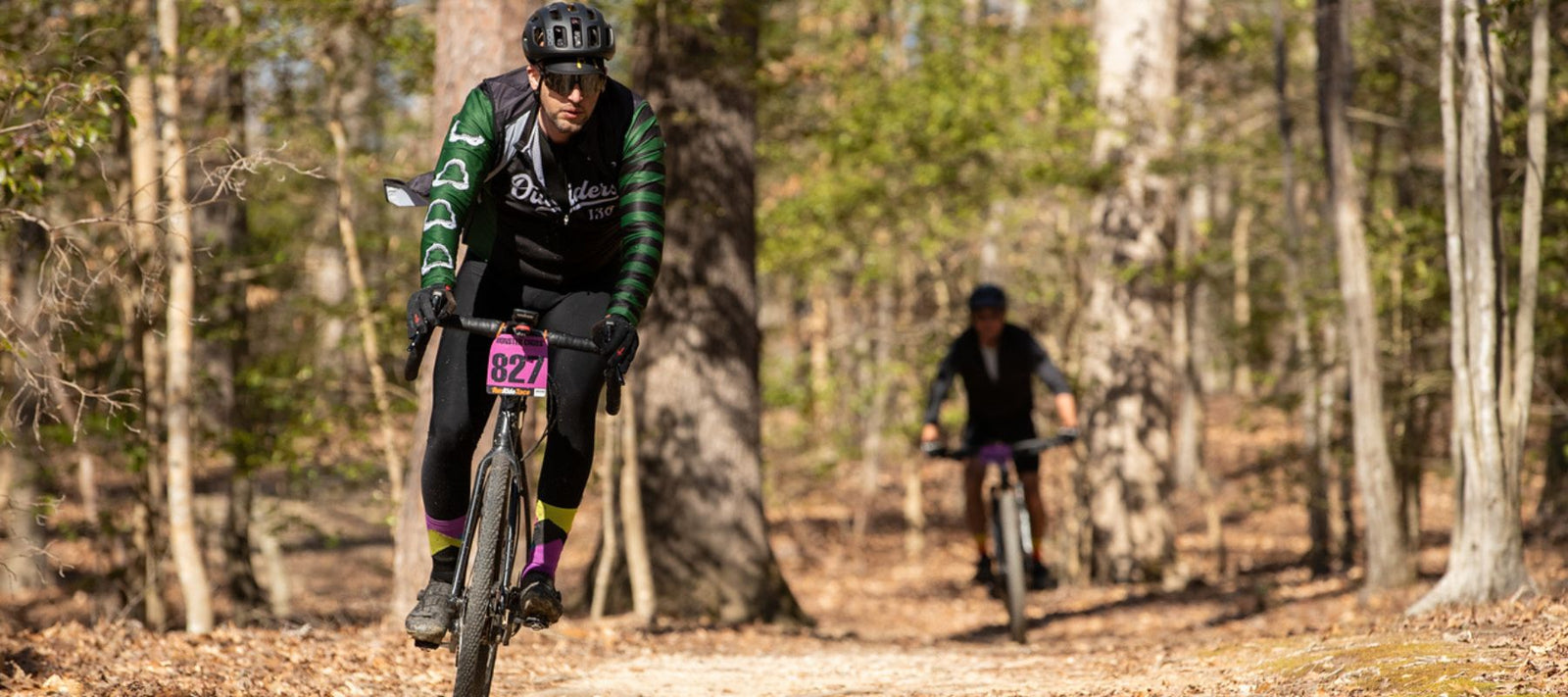 Ian Robinson during his gravel bike race