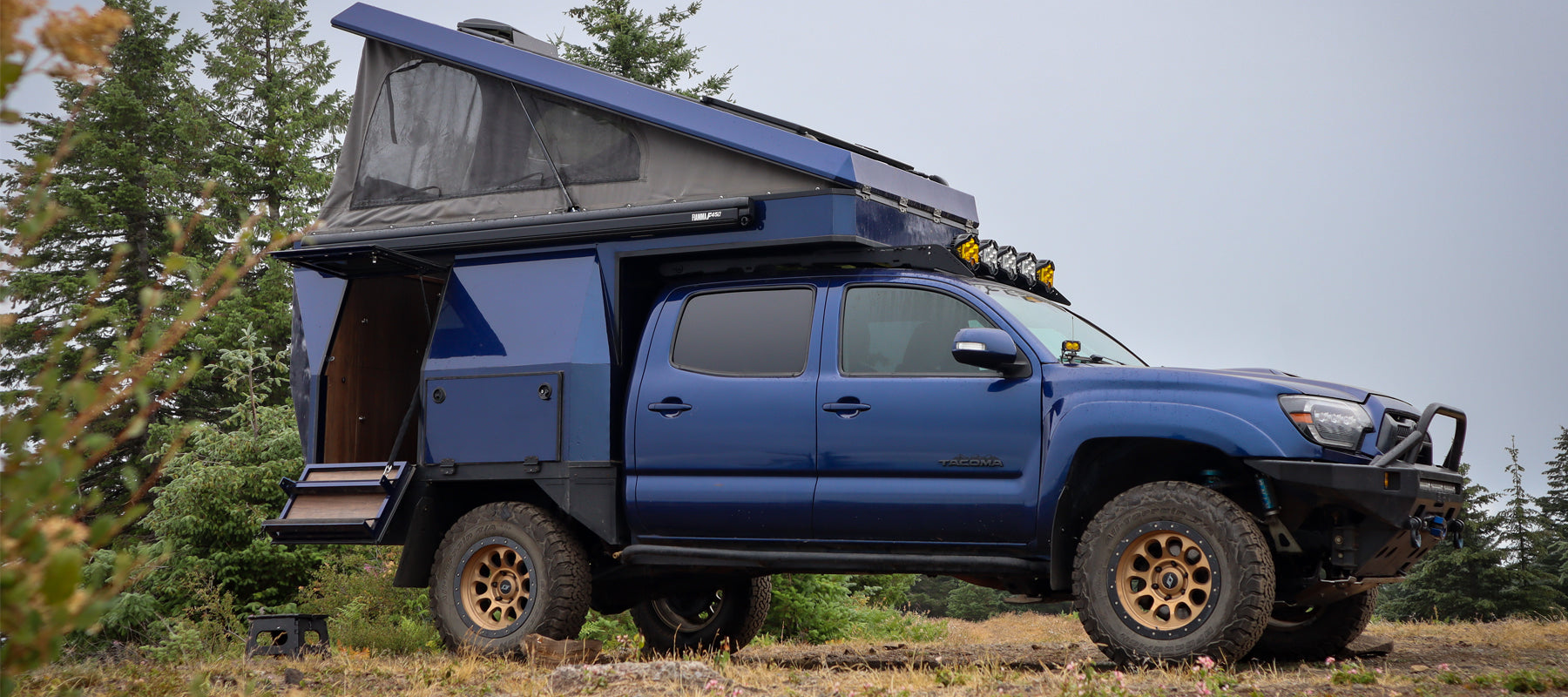 Rigs We Dig: Badass Custom Toyota Tacoma Camper with HEST Dually Long
