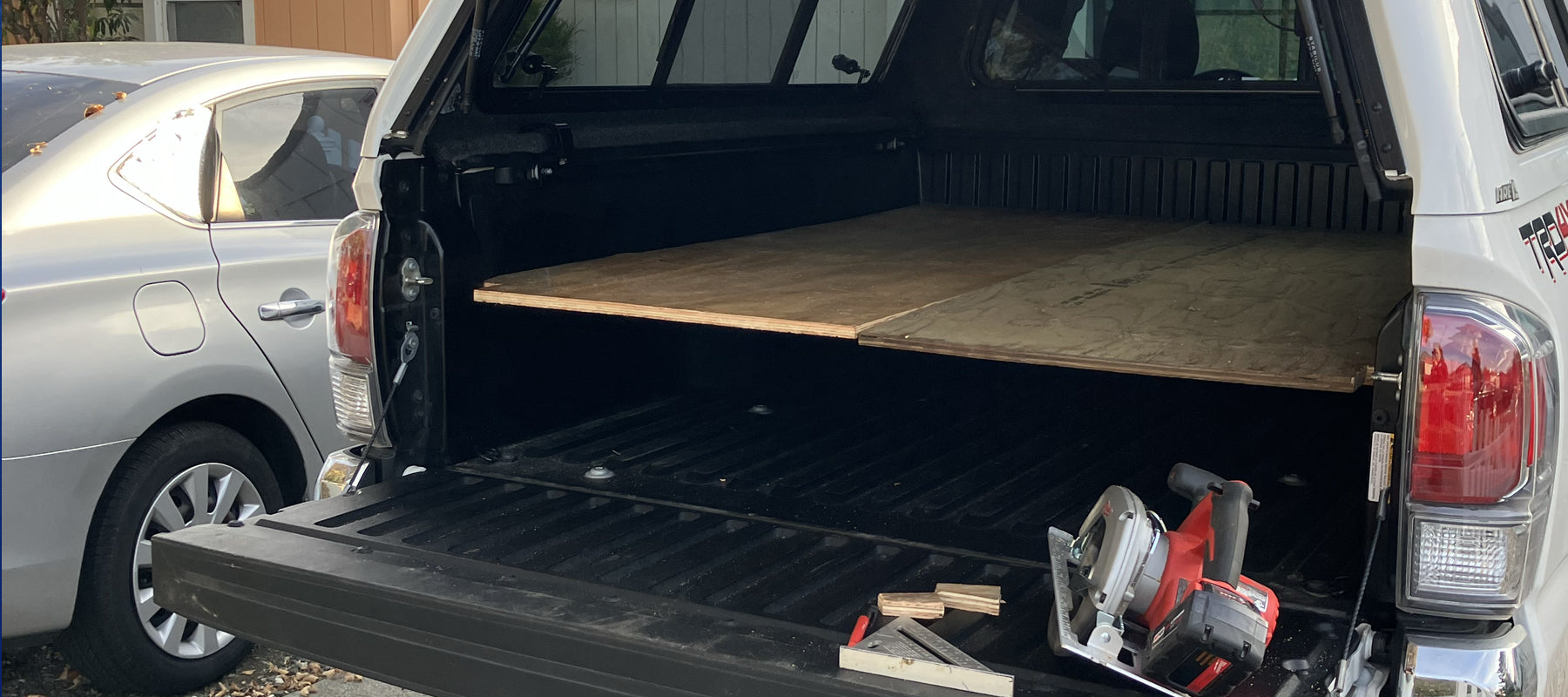 How To DIY Build a Simple Sleeping Platform for Your Truck - HEST