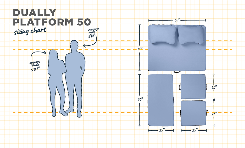Camp mattress size top