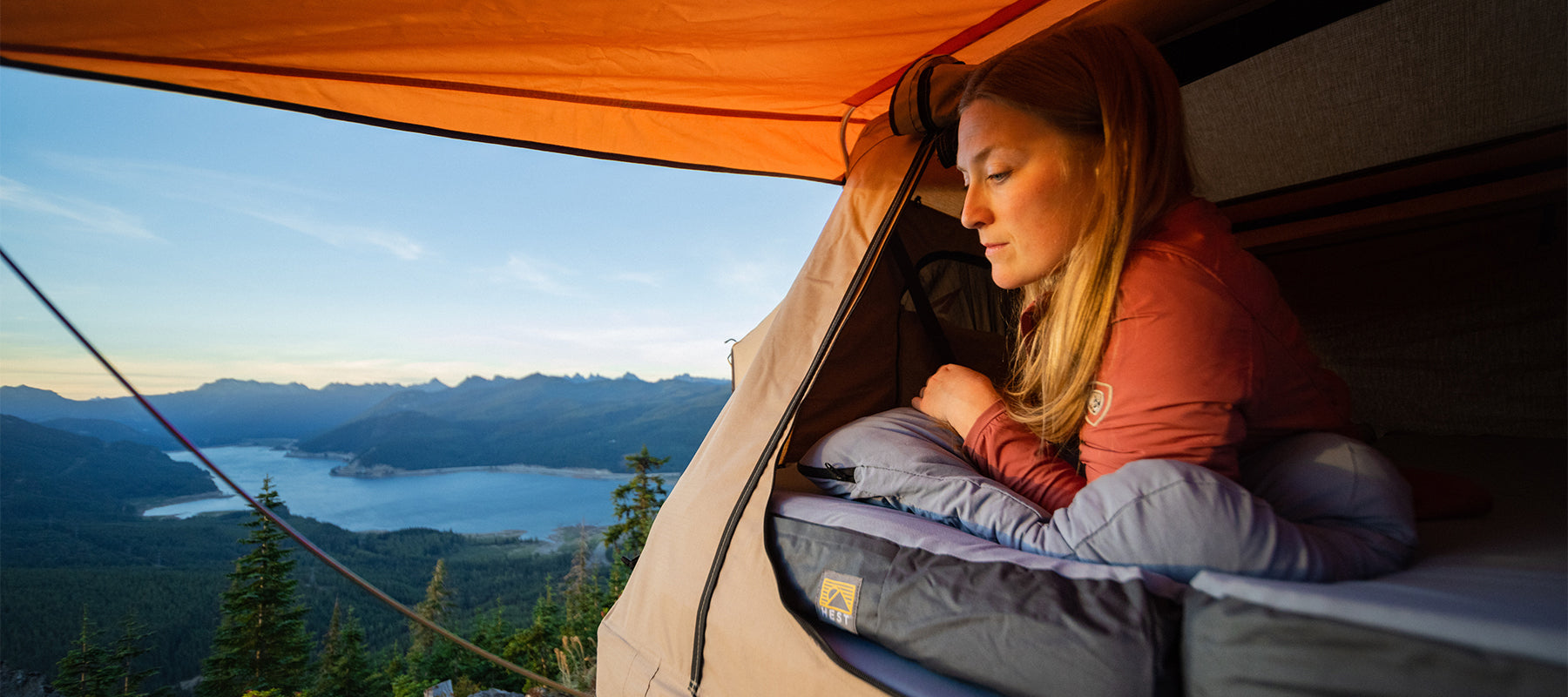 Enhanced memory foam camping mattresses HEST outdoor camp